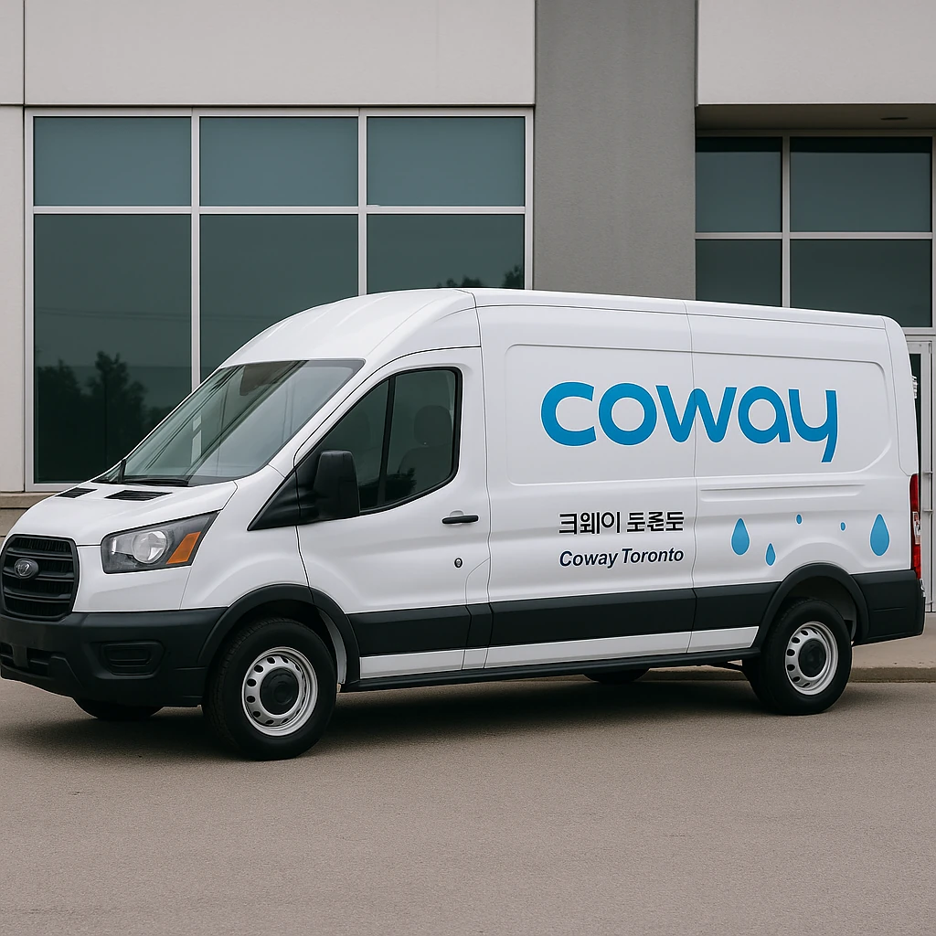 Coway Toronto storefront and truck